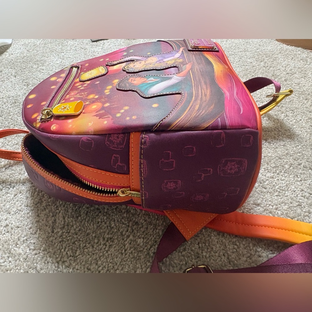 Loungefly Disney Rapunzel Lantern Scene Mini Backpack - Picture 4 of 10